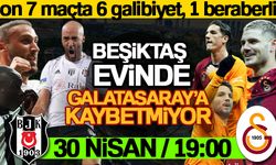 Beşiktaş evinde Galatasaray'a kaybetmiyor
