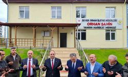Orhan Şahin ilk müdahale ekip binası dualarla hizmete girdi