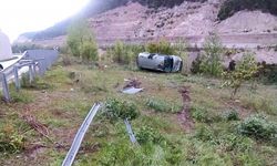 Tokat’ta panelvan minibüs yoldan çıkarak takla attı: 1 ölü, 3 yaralı