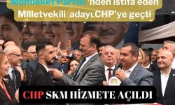 Memleket Partisi'nden istifa ederek CHP'ye  katıldı