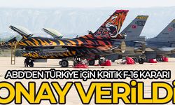 F-16'lar için modernizasyon kitlerinin Türkiye'ye satışına onay