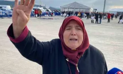 Yaşlı kadının Erdoğan sevgisi renkli görüntülere sahne oldu