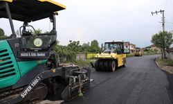 Düzce’de köylerde asfalt çalışması hızlandı