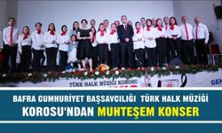 Bafra Adliyesi Türk Halk Müziği Korosu Büyüledi