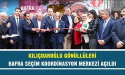 Kılıçdaroğlu Gönüllüleri Bafra Seçim Koordinasyon Merkezi Açıldı.