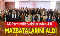 Samsun'da AK Parti milletvekillerinden 4’ü mazbatalarını aldı