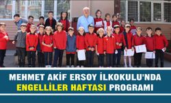 Mehmet Akif Ersoy İlkokulu'nda Engelliler Haftası Programı