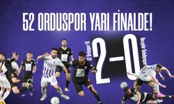 52 Orduspor FK yarı finale yükseldi