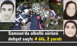 Samsun'da alkollü sürücü dehşeti