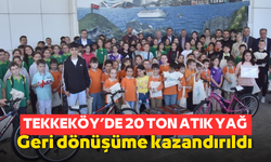 20 ton atık yağ geri dönüşüme kazandırıldı