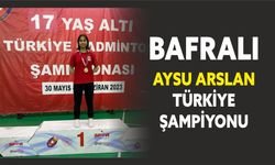 Bafralı  Aysu Arslan Türkiye Şampiyonu