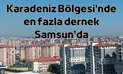 Karadeniz Bölgesi'nde en fazla dernek Samsun'da