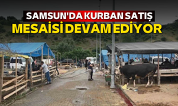 Samsun'da kurban satış mesaisi devam ediyor