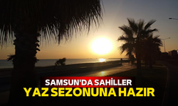 Samsun'da sahiller yaz sezonuna hazır