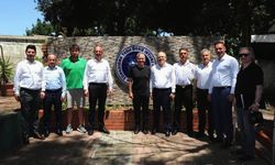 Zonguldak Tenis Deniz Spor Kulübü’nü ziyaret ettiler