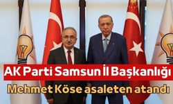 AK Parti İl Başkanlığı'na Mehmet Köse atandı