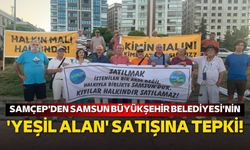 Samsun Büyükşehir Belediyesi'nin yeşil alan satışına tepki!