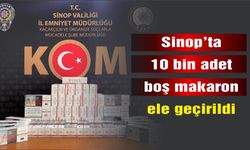 Sinop’ta uyuşturucu operasyonu: 10 bin adet boş makaron ele geçirildi