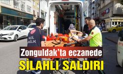 Zonguldak'ta eczanede silahlı saldırı