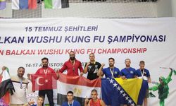 Kung Fu Sporcuları Balkan Şampiyonasından ödüllerle döndü