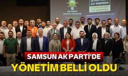 AK Parti Samsun İl Başkanlığı'nda yeni yönetim belli oldu
