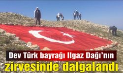 Dev Türk bayrağı Ilgaz Dağı’nın zirvesinde dalgalandı