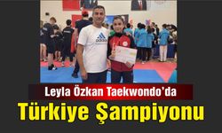Leyla Özkan Taekwondo'da Türkiye Şampiyonu