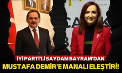 Samsun'da İYİ Parti'li Saydam Bayram'dan Mustafa Demir'e manalı eleştiri!