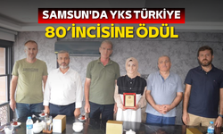 Samsun'da YKS Türkiye 80’incisine ödül