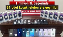 Düzce'de asayiş uygulaması: 1 milyon TL değerinde 31 adet kaçak telefon ele geçirildi