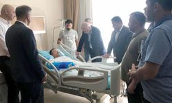TÜRK-İŞ ve GMİS liderleri yaralı maden işçisini ziyaret etti!