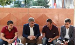Vali Aslan Ezgi Nida Yavuz'un ailesine taziye ziyaretinde bulundu