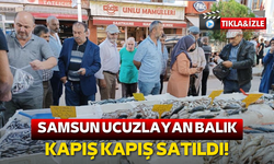 Karadeniz bereketi! Samsun'da ucuzlayan balık fiyatları vatandaşları yarıştırdı