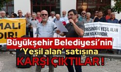 Samsun Büyükşehir Belediyesi'nin 'yeşil alan' satışına karşı eylem düzenlendi