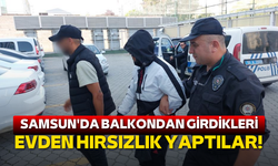 Samsun'da hırsızlar yakayı ele verdi!