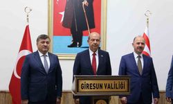 KKTC Cumhurbaşkanı Ersin Tatar Giresun Kalesi'ni ziyaret etti