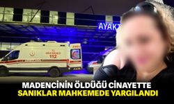 Madencinin öldüğü cinayette sanıklar mahkemede yargılandı