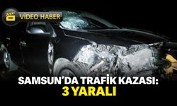 Canik’de trafik kazası: 3 yaralı