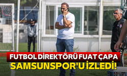 Samsunspor'un yeni Futbol Direktörü Fuat Çapa takımın antrenmanını izledi