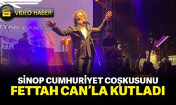 Sinop Cumhuriyet coşkusunu Fettah Can'la kutladı