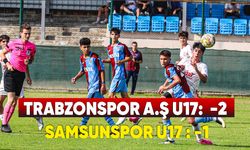 Yılport Samsunspor U19 takımı; Trabzonspor A.Ş U17  takımına 2-1 mağlup oldu