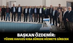 Başkan Özdemir: “Yüzme Havuzu kısa sürede hizmete girecek”