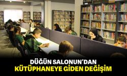 Düğün salonun'dan kütüphaneye giden değişim