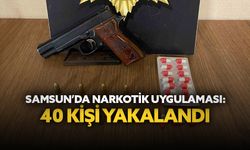 Samsun’da narkotik uygulaması: 40 kişi yakalandı