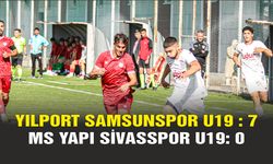 Yılport Samsunspor U19 :7 - EMS YAPI Sivasspor U19 :0