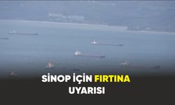 Sinop için Meteoroloji tarafından denizde fırtına uyarısı