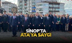 Sinop’ta Ata'ya saygı