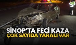 Sinop’ta feci kaza: Çok sayıda yaralı var