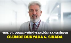 Prof. Dr. Olgaç: “Akciğer kanserinde en büyük risk faktörü sigara tüketimi''