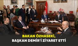 Bakan Özhaseki'den Başkan Demir’e ziyaret